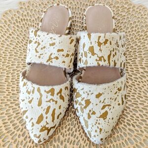 Matisse Metallic Berlin Pointed Slip Ons